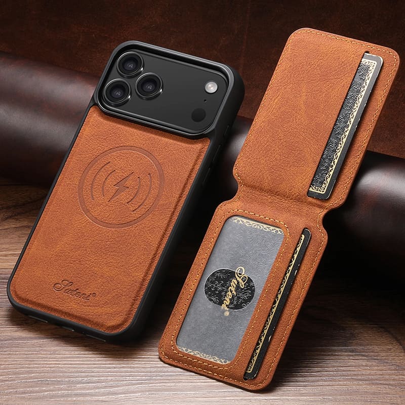 Premium Wallet Case · MagSafe-Compatible (iPhone 12–17)
