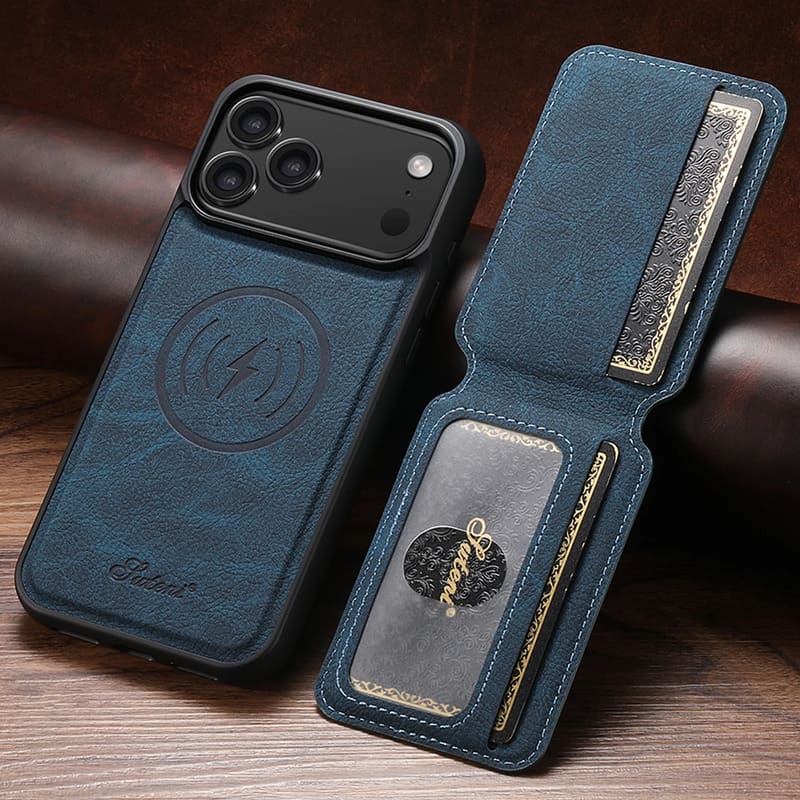 Premium Wallet Case · MagSafe-Compatible (iPhone 12–17)