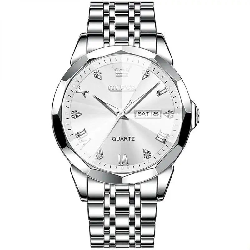 OLEVS 3D Crystal-Dial Watch with Diamond Pattern · Limited Edition